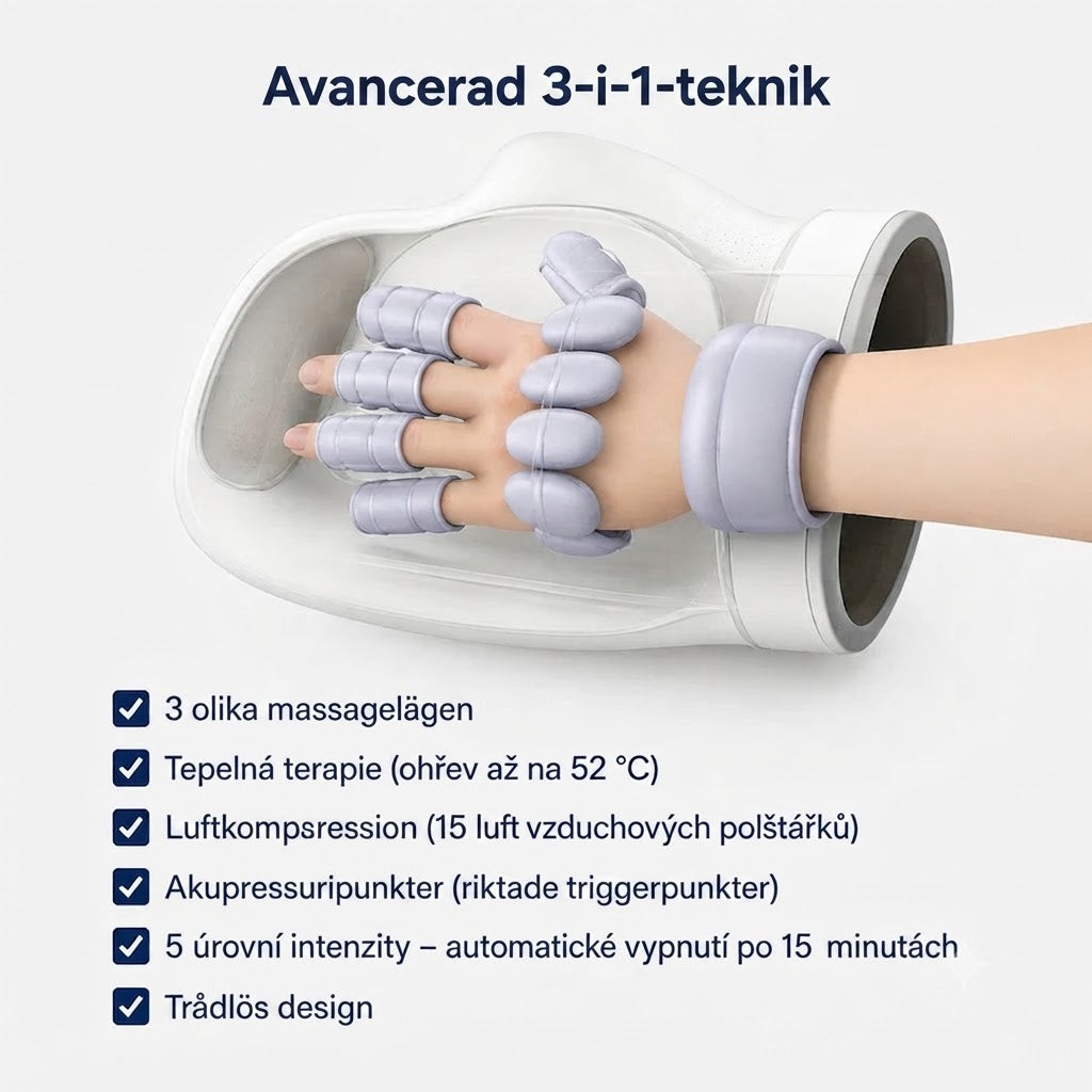 HandMotion® – 3-i-1 Handmassager
